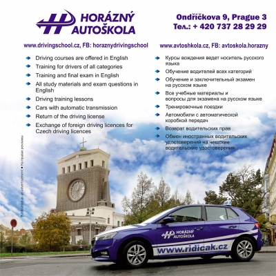 HORÁZNÝ DRIVING SCHOOL IN PRAGUE